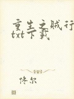 重生之贼行天下txt下载