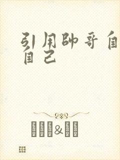 引用帅哥自己玩自己