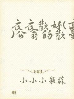 夜夜欢好(高h)公翁的欢爱