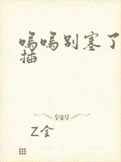 呜呜别塞了啊抽插