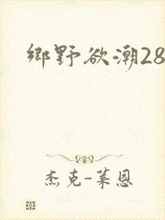 乡野欲潮28章