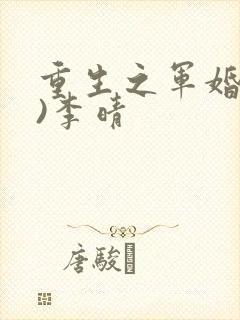 重生之军婚(h)李晴
