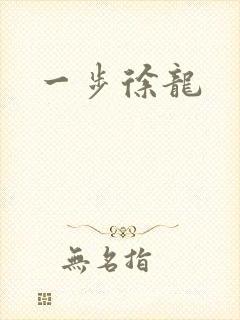 一步徐龙封面