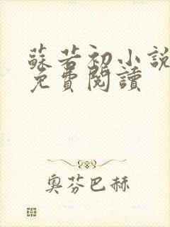 苏若初小说全文免费阅读