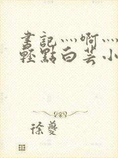 书记灬啊灬啊灬轻点白芸小说封面