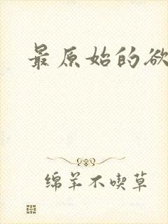 最原始的欲望封面