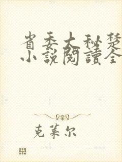 省委大秘楚东恒小说阅读全文