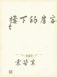 楼下的房客txt封面