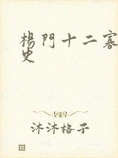 杨门十二寡妇艳史