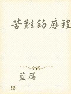 苦难的历程封面