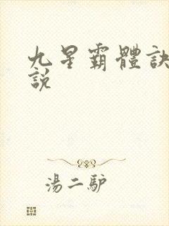 九星霸体诀 小说封面