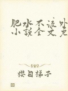肥水不流外人田小说全文免费阅读全本免