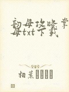 韵母攻略掌中美母txt下载