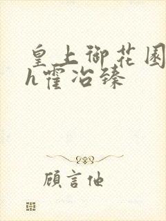 皇上御花园hlh霍冶臻封面