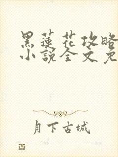 黑莲花攻略手册小说全文免费阅读笔趣阁