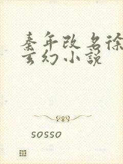 秦年改名徐年的玄幻小说封面