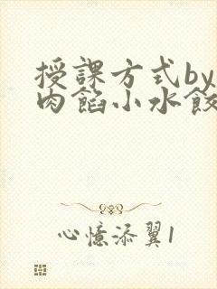 授课方式by 肉馅小水饺