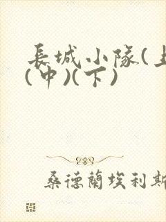 长城小队(上)(中)(下)