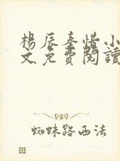 杨辰秦惜小说全文免费阅读完整版