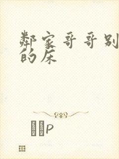 邻家哥哥别上我的床