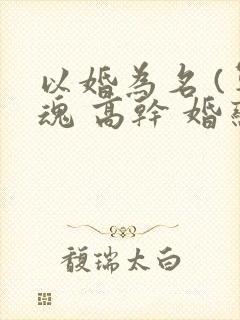 以婚为名 (军魂 高干 婚恋)封面