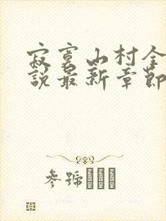 寂寞山村全部小说最新章节