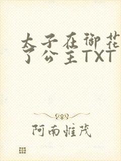 太子在御花园要了公主TXT