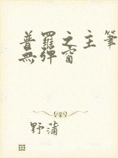 普罗之主笔趣阁无弹窗