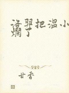 洛羿把温小辉做烂了