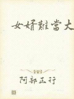 女婿难当大结局