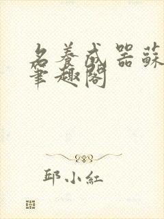 名养成器苏沫沫笔趣阁封面