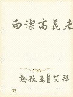 白洁高义老七封面