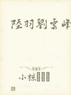 陆羽刘云峰封面