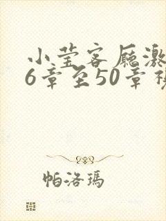 小莹客厅激情46章至50章视