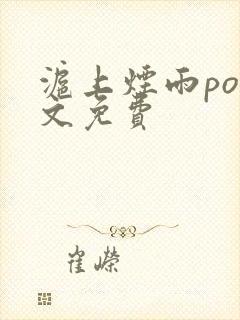 沪上烟雨po全文免费封面