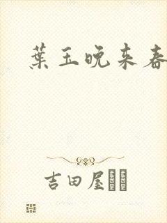 叶玉晚来春封面