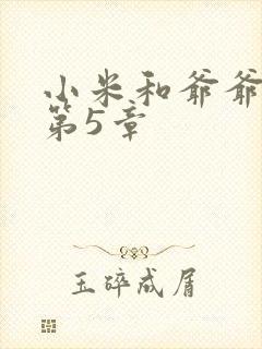 小米和爷爷系列第5章封面
