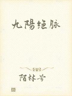 九阳绝脉封面