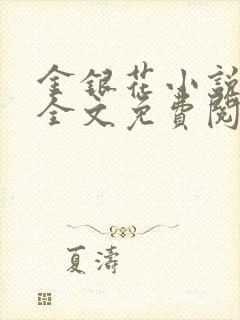 金银花小说在线全文免费阅读封面