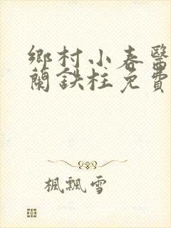 乡村小春医王淑兰铁柱免费阅读全文