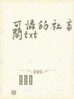 可怜的社畜笔趣阁txt