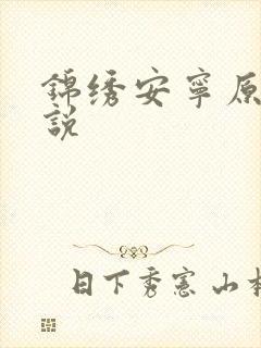锦绣安宁原著小说