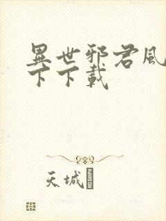 异世邪君风凌天下下载封面