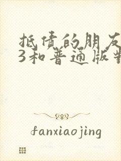 抵债的朋友麦子3和普通版对比封面