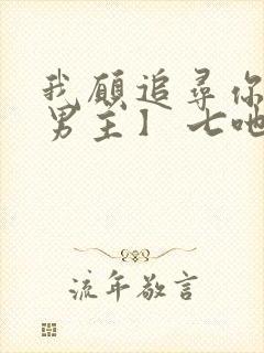 我愿追寻你【双男主】 七吔