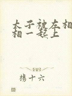 太子被左相和右相一起上封面