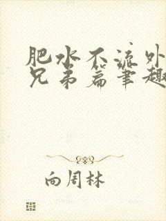 肥水不流外人田兄弟篇笔趣阁小说