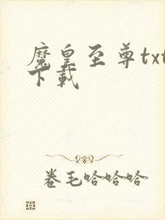 魔皇至尊txt下载