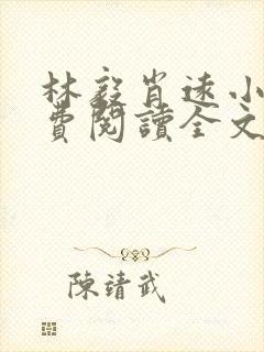 林毅肖远小说免费阅读全文最新章节封面