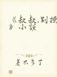 《叔叔,别撩我》小说封面